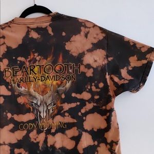 Vintage Harley Davidson Beartooth Cody Wyoming T-Shirt